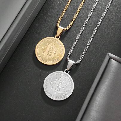 Llavero de Bitcoin con moneda conmemorativa virtual de perro, moneda coleccionable creativa, colgante ornamental, pequeño regalo