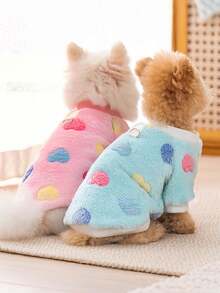 Quần áo vải nhung mềm mại cho chó có dây xích tiện lợi và an toàn khi đi chơi Quần áo màu hồng dễ thương cho chó sử dụng ngoài trời và trong nhà Chống lạnh và gió Bộ đồ ngủ nhẹ và thoải mái cho chó nhỏ đến trung bình có viền cổ tay tròn để di chuyển không bị hạn chế Quần áo ấm áp cho thú cưng làm quà tặng cho người yêu chó và mèo - Hồng - Xem 6