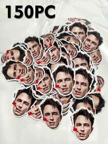 10/25/50/100/150个个性化纸质蛋糕装饰插牌，定制人脸主题生日派对纸杯蛋糕装饰和个性化照片派对装饰，宝宝一周岁生日派对用品。