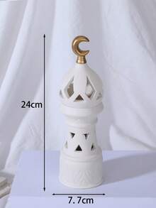 斋月系列装饰品，阿拉伯香炉 - 米色 - 查看 6