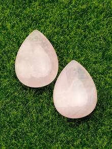 2pcs Natural Stone Water Drop Shaped Pendant DIY Jewelry Making Accessories, Amethyst & Lapis Lazuli & Blue Limestone Pendant - Multicolor - View 12