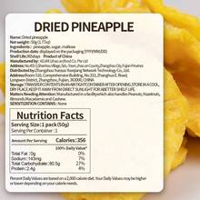 BE&CHEERY 3 Packs* 1.76 0z Dried Pineapple Snacks Dried PineappleChips Sweet Snacks - 3 Pcs - View 3