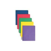 New Smead Two-Pocket Heavyweight File Folder Letter Size Assorted Colors 50 Per Carton 87863 - AssortedColors - View 2