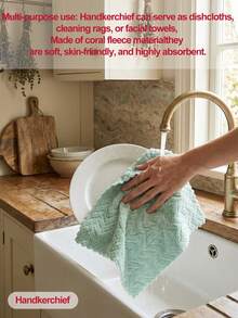 18 pezzi Set Asciugamani in Pile di Corallo [12 Fazzoletti + 4 Salviette + 2 Asciugamani da Bagno], Ultra Morbidi, Altamente Assorbenti, Amichevoli per la Pelle, Senza Sfilacciature, Senza Sbiadimento, Adatti per Casa, Hotel, Spa, Palestra, Cucina, Bagno, Viaggio, Spiaggia, Essenziali per il Bagno di Lusso, Decorazione per la Casa, Accessori per il Bagno, Confezionamento sottovuoto (Disponibili in Più Colori)