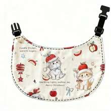 1pc Adjustable Cute Cat Drool Bib For Medium To Large Dogs, Pet Saliva Bib - Multicolor - View 15