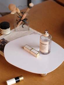 1 Stück acryl Mond Tablett, asymmetrisch geometrisches romantisches französisches Stil Luxus Heim Dekoration Duftkerzenhalter - Tablett - Übersicht 5