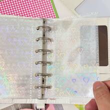 Pagini de rezervă A7 10/20 buc, Pagini interioare transparente, Carte cu autocolante 3D în relief, Album cu autocolante, Pagini de rezervă pentru album foto A7 cu foi libere - Multicolor - Vizualizare 8