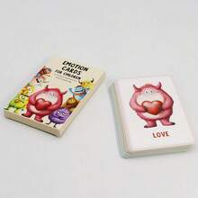 32pcs Emotion Monster Cards With Instructional Text, Cute Cards For Self-Regulation And Mood Boosting