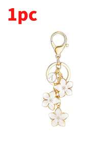 1 Set/1pc Touchland 1oz (30ml) Hand Sanitizer Spray Bottle Holder, 26 Flower Letter Pearl Bag Charm Spray Bottle Marker Pearl Bracelet Design, Convenient For Travel, Can Be Easily Hung On Bags - Multicolor - View 12