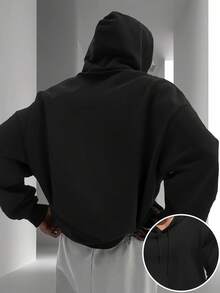 Eyes Crying G59 , Mens Gifts, Hoodies Men, Black Graphic Hoodies, Cotton Hoodie, Men's Coat Gifts For Boyfriend,Men's Clothes,Men Hoodies,Mens Winter Clothes - Black - View 3