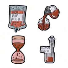 English Pins Clothes Collar Pins Medical Coffee Bags Brooches Accessories Metal Badges - QHXZ3824 - Xem 5