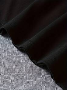 Funny Christmas Chicken T-Shirt - Naughty Or Nice Bin Chicken Graphic With Santa Hat Design - Soft Pre-Shrunk 200g Heavyweight 100% High-Stretch Unisex Tee For Men & Women - Casual Holiday Party Outfit, Funny Xmas Gift Idea ( With Print) - Short Sle - Black - View 3