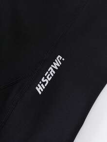 HISERWA 女式骑行长裤内置缓冲垫，有效吸收震动并提供支撑。适合春秋夏季，是公路车和山地车的理想之选。质地柔软，穿着舒适。 - 黑色 - 查看 8