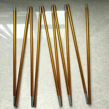 1pc 8.5mm Aluminum Alloy Tent Pole Replacement, Suitable For 3.5m, 3.6m, 4.05m, 3.7m, 3.8m, 4.05m Camping Tent Pole Support