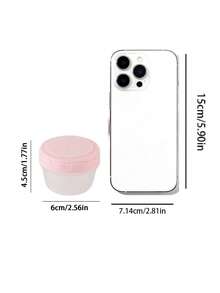 1/3/6 piezas Juego de mini recipientes de almacenamiento de alimentos con tapas, a prueba de fugas, cajas pequeñas para aperitivos/salsas, aptas para cajas bento, para almacenar aperitivos/condimentos/salsas, reutilizables - Multicolor - Ver 8