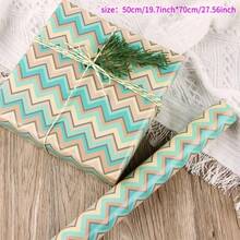 Multicolor Soft Color Gift Wrapping Paper Roll - Turquoise, Pink, Mustard Yellow, Beige With Gold Marble Texture, Accented With Polka Dots And Zigzag Stripes - Suitable For Birthday, Christmas, Valentine's Day Packaging (High-Quality Paper), Christmas Wrapping Paper, Scrapbooking, Sewing Fabric, Gift Wrapping Paper, Scrapbooking Paper - Mixed 6 Wrapping Papers - View 7
