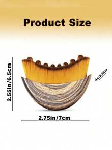 1pc Lymphatic Contour Face Brush, For Lymphatic Drainage Facial Brush, Dry Lymphatic Drainage Massager, Ergonomic Design, Precise Skin Fit, Lymphatic Contour Face And Body Brush - Multicolor - View 5