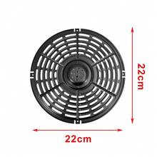 cesta de repuesto para parrilla, herramienta para hornear, freidora de aire, piezas eléctricas, bandeja de placa, divisor de cocina de alimentos, accesorios de cocina CPIN - 15,5 x 15,5 cm - Ver 5
