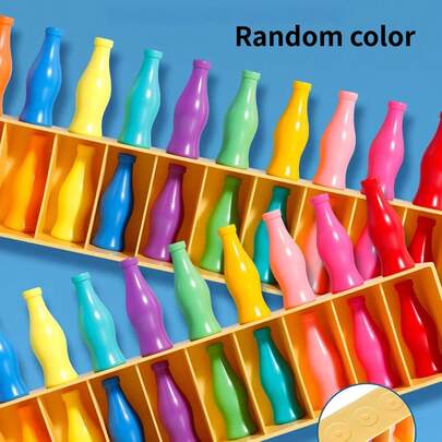 21件套大型彩色挑战瓶益智游戏套装，包含记忆力和逻辑训练——颜色策略棋盘游戏，内含21个编码彩色瓶子，适合家庭聚会游戏之夜、生日或万圣节派对，是一款适合青少年和成人的教育游戏，可提高记忆力和解决问题的能力，是团队游戏和策略思维的理想之选，也是馈赠佳品、派对礼品、新年礼物和游戏配件。