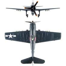 Fighter Jet Modelo 1/72 Escala Grumman F6F Hellcat Avin militar fundido a troquel para coleccin y regalo - Multicolor - Ver 3