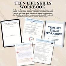 78-Page Life Skills Workbook: Planner & Organizer Designed For Teens With Autism Spectrum Disorder/ADHD, Social Skills, IEP Goal Tracking, Durable Spiral-Bound Book, Suitable For ADHD, Counseling & Self-Activity - Teenagers' Life Skills Workbook - View 6