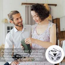 Steel Food Dice, Fun Gift Suitable For Couples, Boyfriends, Girlfriends, Husbands, Wives, Christmas, Anniversary, Valentine's Day, Birthday, Wedding, Father's Day And Other Occasions - Multicolor - View 7