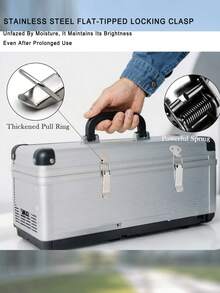 2/4/12pcs Stainless Steel Buckle Hasp Locks, Solid Thick Plate, Suitable For Tool Boxes, Home Cabinets, Wooden Boxes, Tool Chest Drawers, Safety Locks With Screws