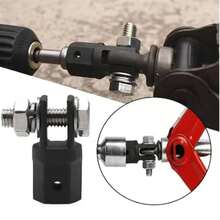 1 Set Durable 1/2 Inch Chrome Vanadium Steel Adapter For Impact Wrench Tool With Steel Bead Joint Rod