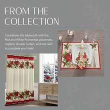 Home Fashions - Mantel de Tela de Pascua roja y Blanca Resistente a Las Arrugas, 60 x 120 Pulgadas, Multicolor(Mantel (1) 304.8 x 152.4 cm (Rectangular)) - Multicolor - Ver 5