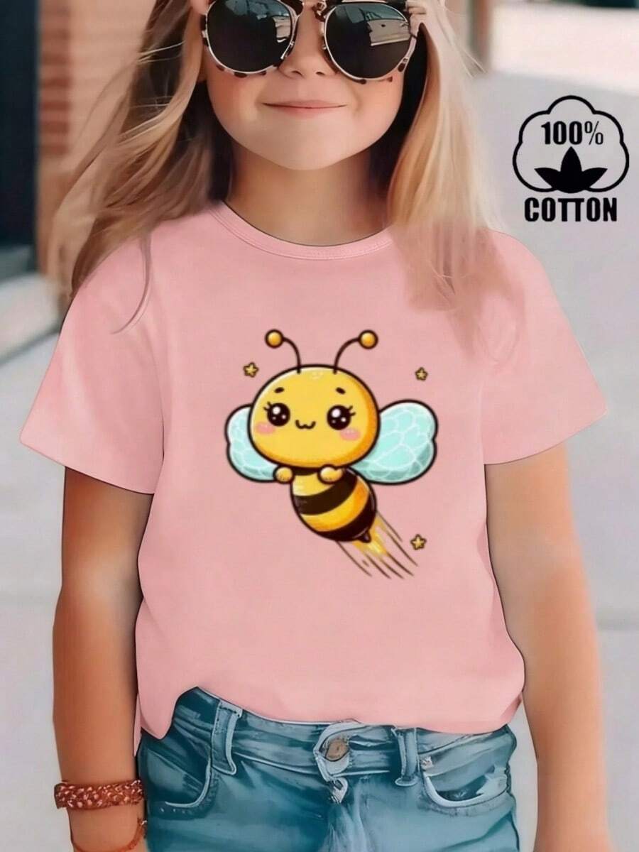 Young Girls T-Shirts - 粉色 - 查看 1