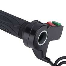 Universal 3-Speed Throttle Grip For Electric Bike, Scooter And E-Bike – High/Medium/Low Speed + Automatic Speed Control, LED Display, Waterproof, Compatible With 24V-72V Handlebars.