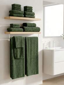 18 pezzi Set Asciugamani in Pile di Corallo [12 Fazzoletti + 4 Salviette + 2 Asciugamani da Bagno], Ultra Morbidi, Altamente Assorbenti, Amichevoli per la Pelle, Senza Sfilacciature, Senza Sbiadimento, Adatti per Casa, Hotel, Spa, Palestra, Cucina, Bagno, Viaggio, Spiaggia, Essenziali per il Bagno di Lusso, Decorazione per la Casa, Accessori per il Bagno, Confezionamento sottovuoto (Disponibili in Più Colori)