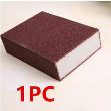 1/3pcs Set Diamond Grit Sponge Scrubber, Kitchen Cleaning Tool, Pot Rust Removal Grinding Sponge Block, Kitchen, Bathroom, Home Supplies
