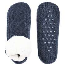 1/2 Perechi Șosete de casă pentru bărbați, căptușite termic, anti-miros, antiderapante, potrivite pentru casă și birou, toamnă/iarnă