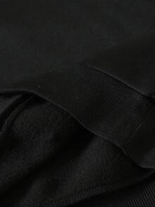 Disney Christmas Element Racing Cars  Pattern Print, Warm And Soft Autumn And Winter Boys' Hoodie, Suitable For Shopping And School Wear, Perfect As A Christmas Gift. - 黑色 - 查看 6