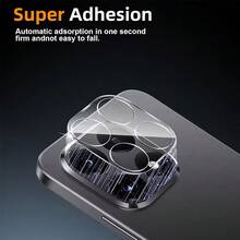 1pc Camera Lens Tempered Glass Protector Film Compatible With Xiaomi 15T/15T Pro, 3D Clear Scratch-Resistant Lens Protection Film Applicable To Daily Shield, Office, Home Daily Shield Office Home Lens Protector Phone Camera Cover Waterproof Shockproof Anti-Fall Scratch Resistant - Clear - View 7