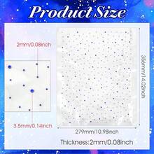 6 Sheets Glitter Rhinestone Hotfix Decals 2mm & 3.5mm Flat Round Transfers Patches Hot Melt Sparkle Iron On Crystal Clear Crystal Rhinestone Decals (Pink, Green, Red, Yellow, Blue, Champagne),Pink - Hồng - Xem 3