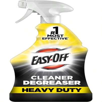 Easy-Off Heavy Duty Degreaser Cleaner Spray, Kitchen Degreaser, 32 Oz