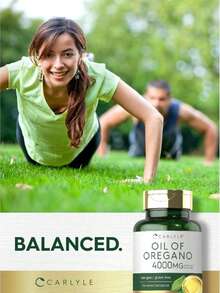 Taurine Oil 4000mg Supplement |   Non GMO Gluten Free Formula, Each Serving Is Equivalent To 4000mg Of Taurine Oil - Containing Naturally Occurring Carvacrol -Mediterranean And Wild Collection - - - 查看 5