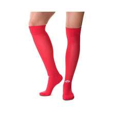 Classic Over Knee Softball Sock - X-Nhỏ + Đỏ tươi - Xem 2