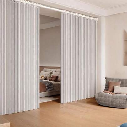 1件装可折叠窗帘隔断（不含杆），四季通用装饰悬挂式布艺隔断，适用于出租房床铺，高端品质，适用于客厅、卧室窗户等场景。