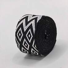 [Customer Favorite] 3 Yard 1.5 Inch/3..80cm Wave Pattern Jacquard Nylon Webbing Strap For Purse Bag DIY Crafting, DIY Wallet Making - Multicolor - View 30