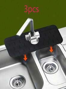 Silicone Faucet Drain Pad, Kitchen And Bathroom Splash-Proof Sink Pad, Drainage Pad - Multicolor - View 20