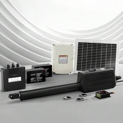 Single Swing Gate Opener 10W Solar Power Automatic Electric