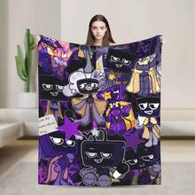 Dandys World Astro Sleep Warm Soft Blankets  Decorative Plush Throw Blanket Funny Home Decor Bedspread Sofa Bed Cover - 7 - Xem 13