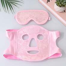 1/2pcs SPA Ice Cold Hot Full Face Facial Mask, Sleeping Ice Bag, Gel Beads, Skin Friendly, Plush, Sleeping Ice Bag, Reusable Gel Ice Pack For Relief Of Eye And Facial Fatigue, Relaxation And Cooling Eye Pad For Summer And For Outdoor,Sport,Travel,Kitchen,Bedroom,School,Office,And For Woman,Man,Children,Adult Summer Cooling,Beach,Travel,Women's Day,Travel Essentials,Wedding Favours,Y2k,Bedroom,Car Accessories Women,Kitchen Decor,Cute Stuff - Multicolor - View 13
