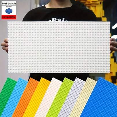 28*56 Hole Small Grain Single-Layer Classic Building Block Base Plate, DIY Assembly Building Block Wall Compatible With Brand Toys Puzzle Toys, Halloween/Thanksgiving/Christmas/Birthday Gift, Easter Gift, Christmas Stocking Stuffer, Christmas Stocking Filler