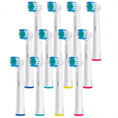 Electric Toothbrush Replacement Heads Compatible With Oral Pro1000 /1500/100/500/Vitality/Genius X/7000/7500/8000/9600 Etc.