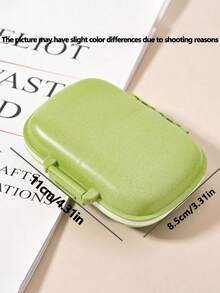 1pc Travel Organizer Box, Jewelry Box, 8 Small Compartment Organizer, Makeup Box, Mini Jewelry Box, Divided Organizer Box For Earrings, Rings, Earrings, Organizer Box