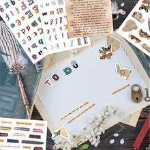 600+ Scrapbook Stickers And 20 Sheets Scrap Paper Book For ScrapbooFKing, Vintage Alphabet Letter NFUmberss Inspiration Quote Stickers For Journaling, Junk Journal Supplies, Planner, Collage,38SheetsLetterStickerFSandssPaperSet - 38張字母貼紙和紙張套裝 - 查看 9